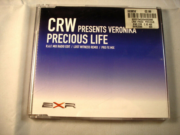 CD Single (B8) -  CRW ‎– Precious Life  - BXRC0395