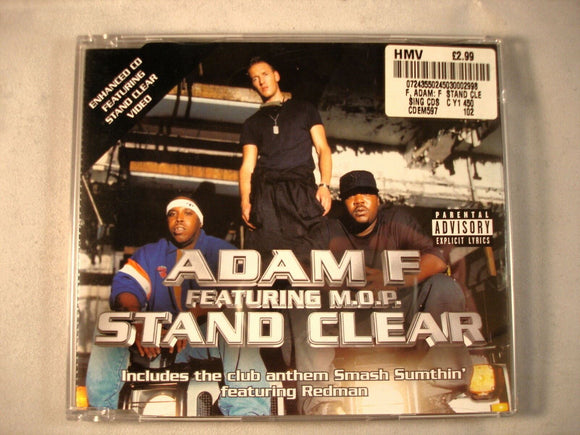 CD Single (B10) - Adam F - Stand Clear - CDEM597