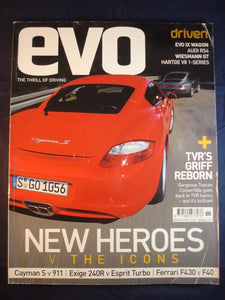 Evo Magazine issue # Nov 2005 - TVR tuscan - 911 - Cayman - Ferrari F430 - F40