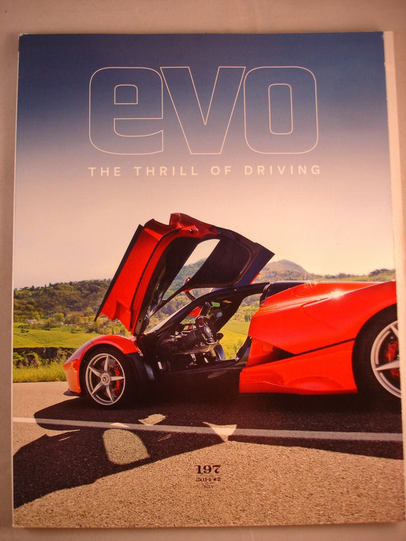 Evo Magazine # 197 - M4 vs F type - 911 - cayman GTS - Jag  XFR guide