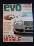 Evo Magazine issue # Nov 2002 - SL55 - Bentley - Jaguar - Lotus - 911 - Boxster