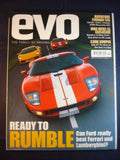 Evo Magazine issue # Sep 2004 - Ferrari 575 - Ford GT40 - Merc SL65