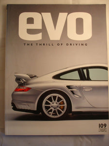 Evo Magazine issue # 109 - Scary cars - 997 Gt2 - VXR8 - 335I - Cobra - F430