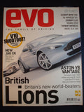 Evo Magazine issue # Oct 2005 - BMW M5 - Lambo - Jag XK - Aston Vantage