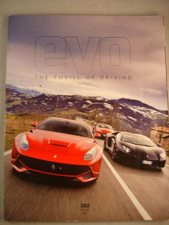 Evo magazine # 182 - Ariel Atom guide - F12 - Aventador - Vanquish - 911 - Clio