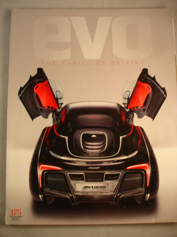 Evo Magazine # 175 - Vantage roadster - Twingo 133 - Focus RS buying guide