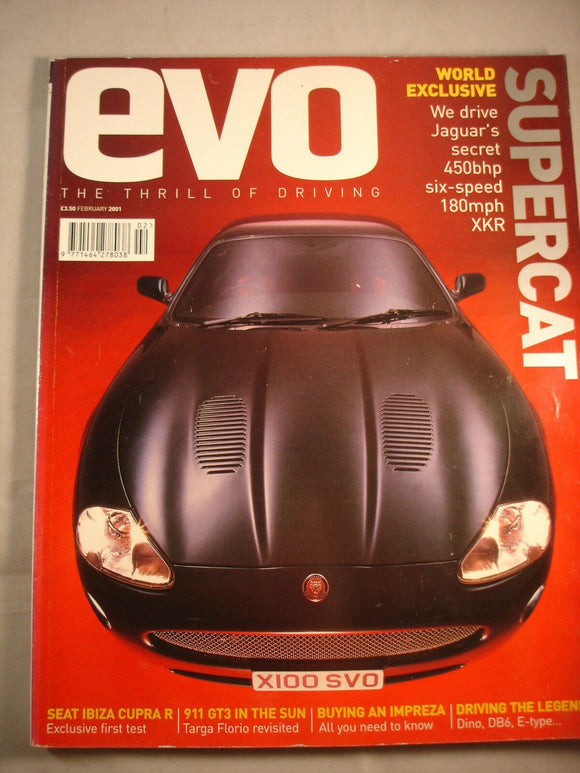 Evo Magazine # 28 - XKR - Cupra R - Impreza Turbo buying guide