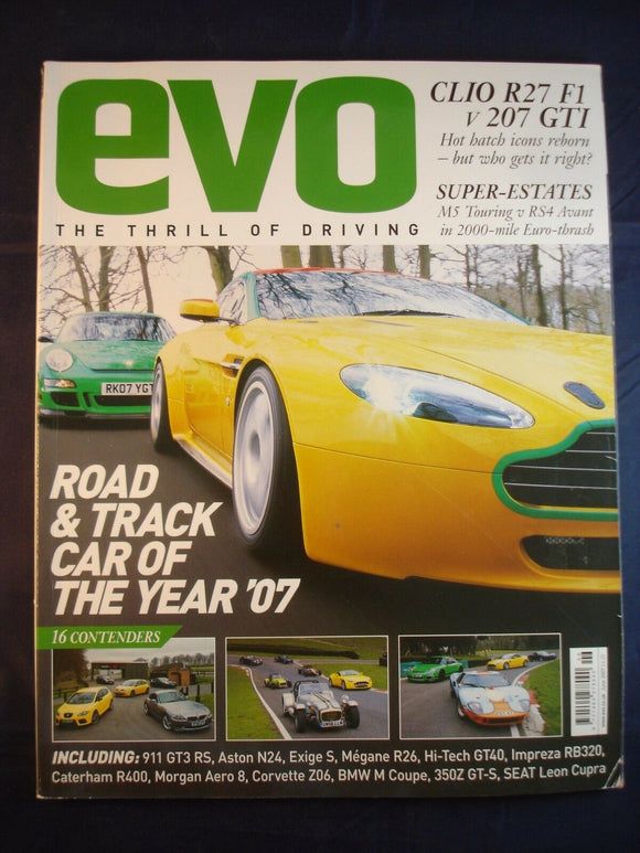 Evo Magazine # June 2007 - Clio R27 - 207 GTI - M5 - RS4