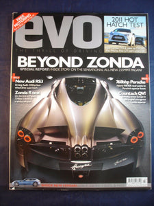 Evo Magazine # March 2011  - RS3 - Zonda - Ferrari - 918 - hot hatch test