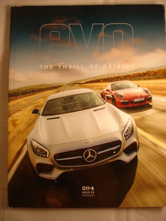 Evo Magazine issue # 204 - AMG GT - 991 - SLS - GT2 - Bentley - Astra VXR guide