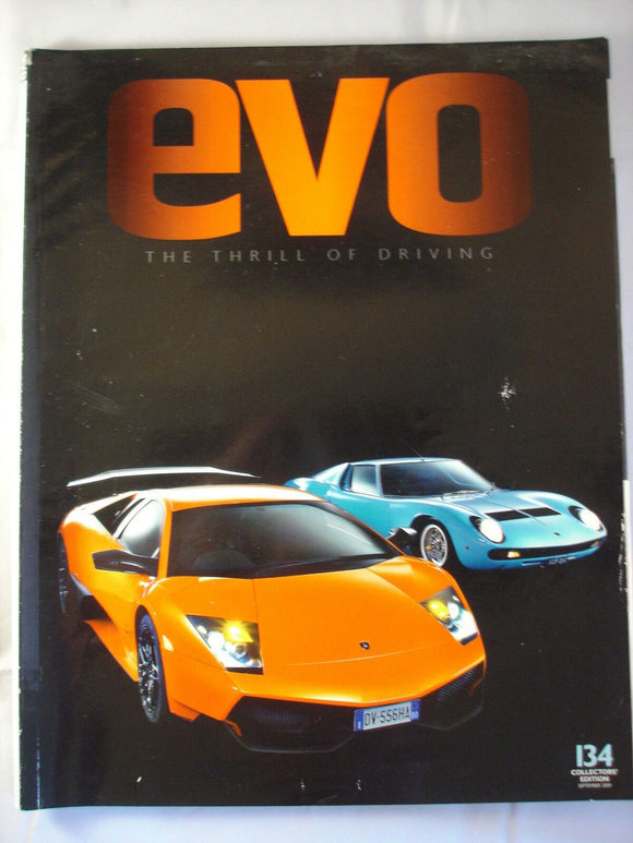 Evo Magazine issue # 134  - Supercar special - Lamborghini - GT R - Veyron -