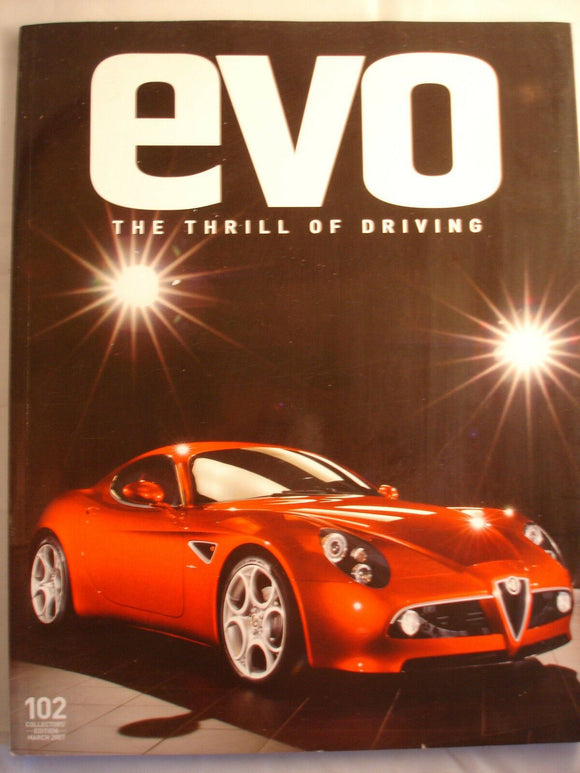 Evo Magazine issue # 102 - Alfa - R8 - TVR Typhon - Civic Type R