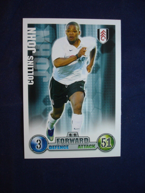 Match Attax - football card -  2007/08 - Fulham - Collins John