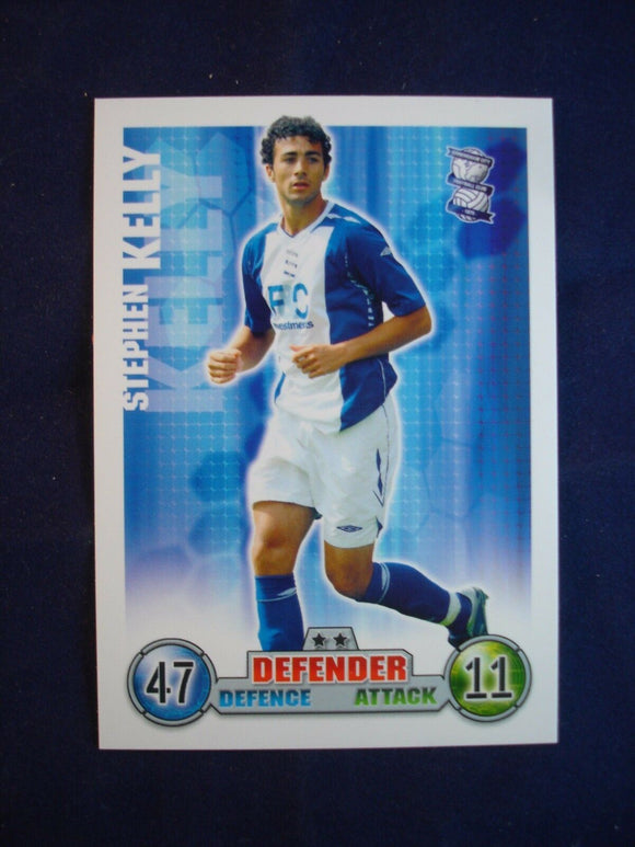 Match Attax - football card -  2007/08 - Birmingham - Stephen Kelly