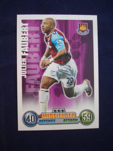 Match Attax - football card -  2007/08 - West Ham - Julien Faubert