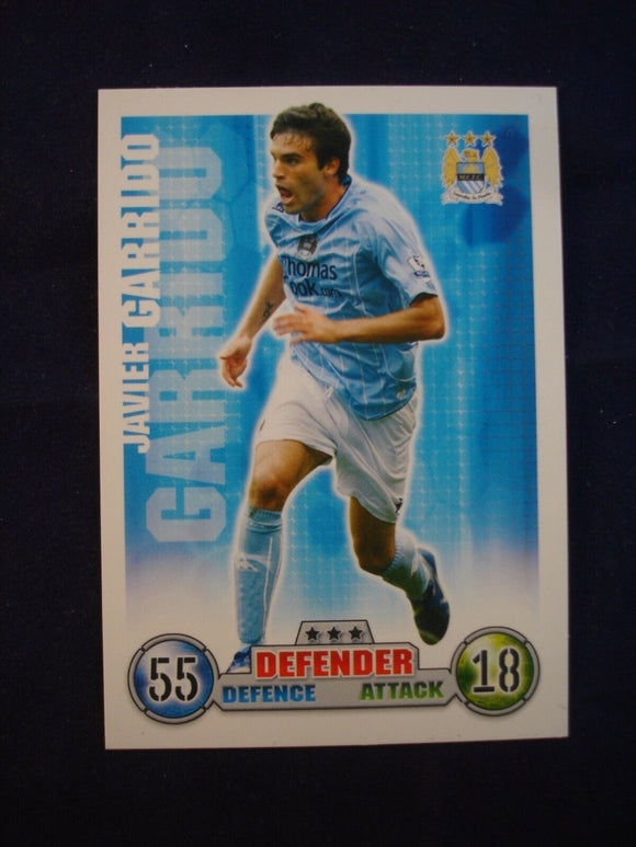 Match Attax - football card -  2007/08 - Man City - Javier Garrido