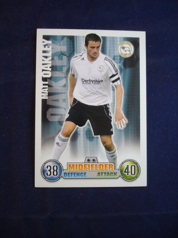 Match Attax - football card -  2007/08 - Derby County - Matt Oakley