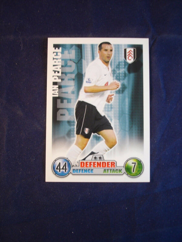 Match Attax - football card -  2007/08 - Fulham - Ian Pearce