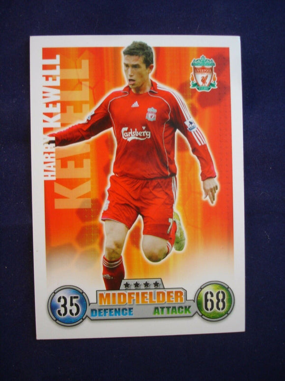 Match Attax - football card -  2007/08 - Liverpool - Harry Kewell