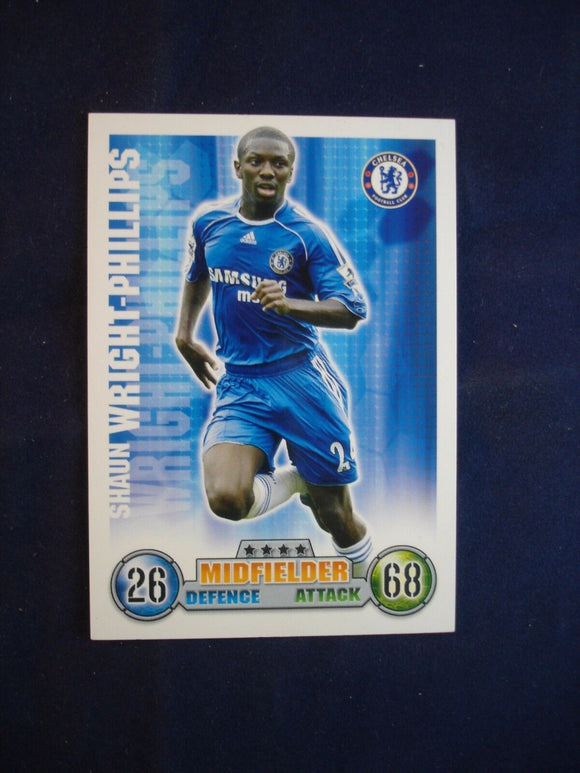 Match Attax - football card -  2007/08 - Chelsea - Shaun Wright Phillips