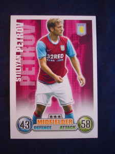 Match Attax - football card -  2007/08 - Aston Villa - Stiliyan Petrov