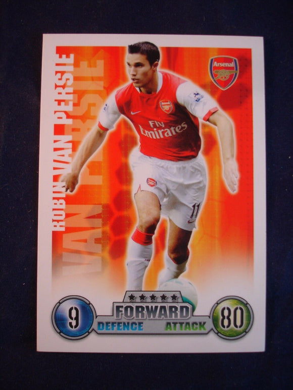 Match Attax - football card -  2007/08 - Arsenal - Robin Van Persie