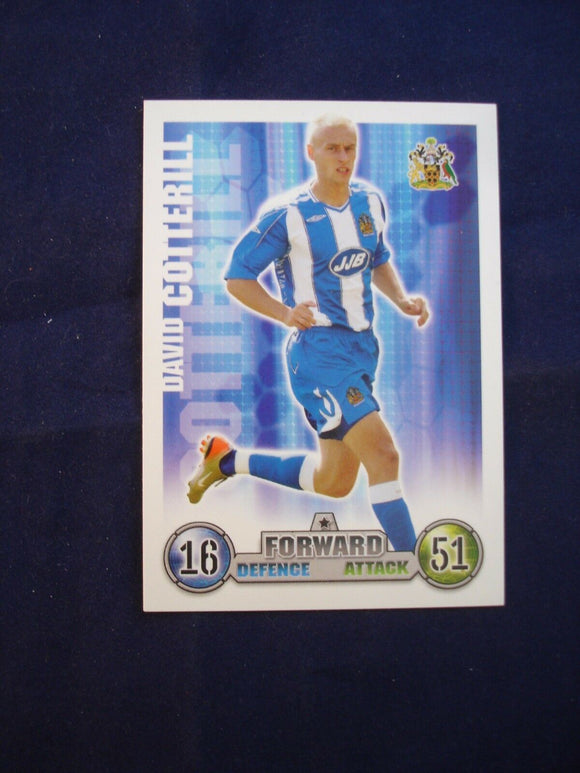 Match Attax - football card -  2007/08 - Wigan - David Cotterill