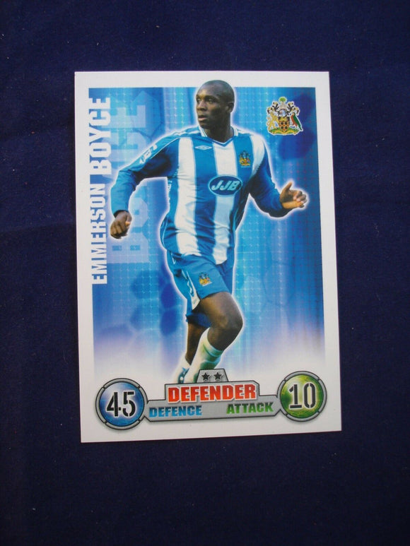 Match Attax - football card -  2007/08 - Wigan - Emmerson Boyce