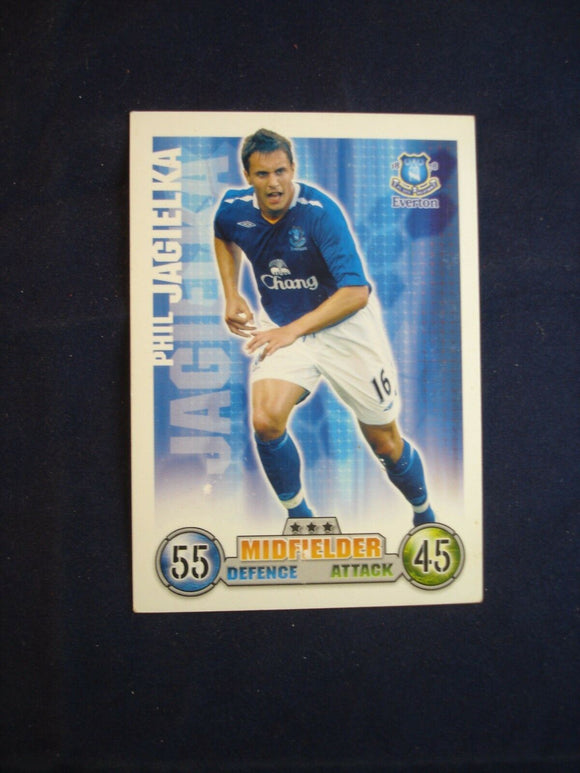 Match Attax - football card -  2007/08 - Everton - Phil Jagielka