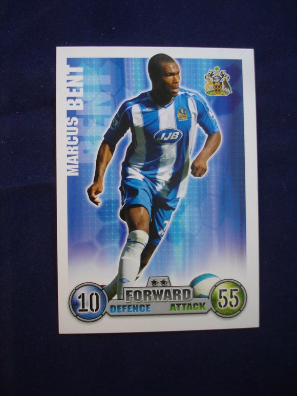 Match Attax - football card -  2007/08 - Wigan - Marcus Bent