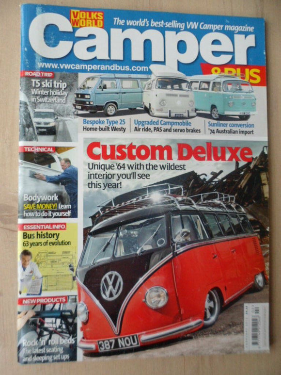 VW Camper and Bus magazine - Feb 2012 - Type 25 - campmobile - rock n roll beds