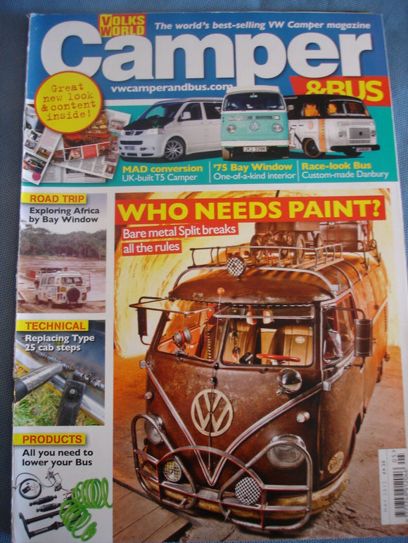 Volksworld Camper and bus mag - May 2012 - VW - Lowering - replace T25 cab steps