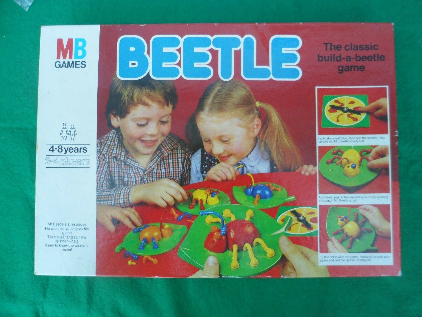 Vintage 1981 Board Game *Beetle* by Milton Bradley MB - Spare Parts –  Magazinesandcomics.com