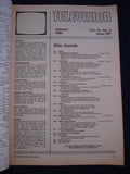 Vintage Television Magazine - January 1983  -  Birthday gift for electronics