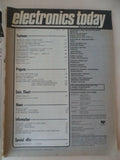 Vintage Electronics Today Magazine - March 1977  - contents shown in photos