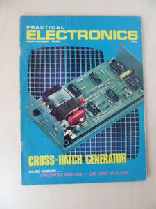 Vintage Practical Electronics Magazine - Sept 1976  - contents shown in photos