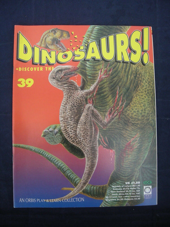 DINOSAURS MAGAZINE - ORBIS  - Play and Learn - Issue 39 - Dromaeosaurus