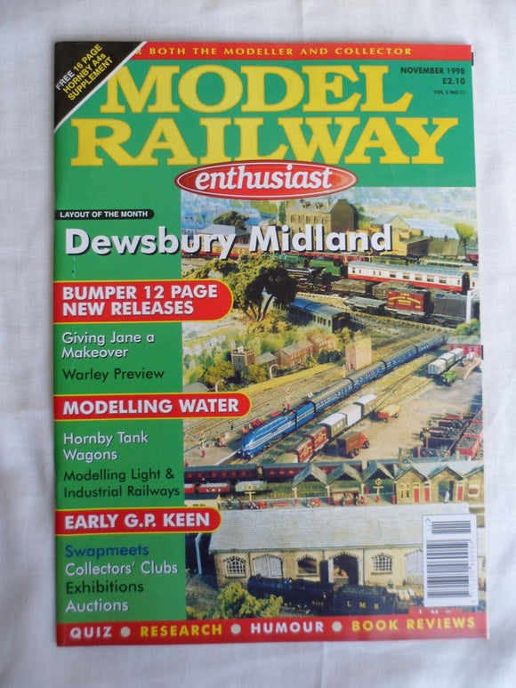 Model Railway Enthusiast - November 1998 - Modelling water