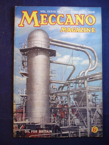 Vintage -  Meccano  Magazine - February 1948