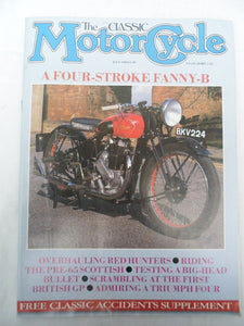 The Classic Motorcycle - July 1988 - four stroke fanny b