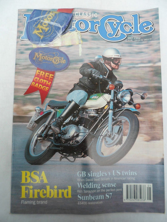 The Classic Motorcycle - May 1992 - BSA Firebird - Sunbeam S7