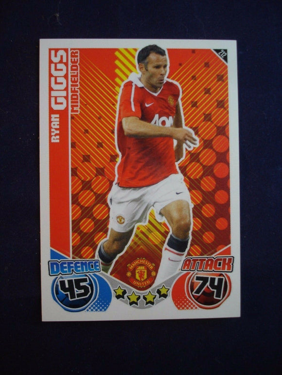 Match Attax 2009/10 - Manchester United - Ryan Giggs