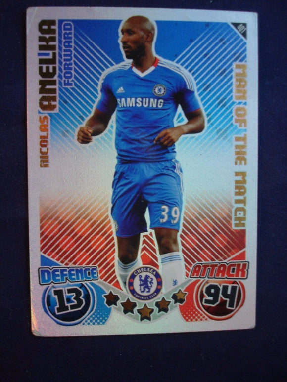 Match Attax 2009/10 - Chelsea - Nicholas Anelka - MOTM