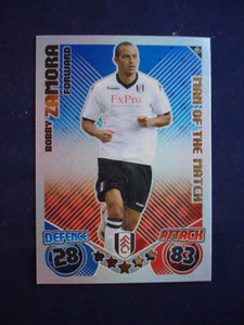 Match Attax 2009/10 - Fulham - Bobby Zamora - MOTM