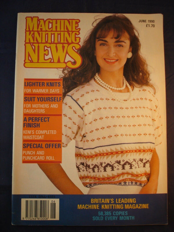 Machine Knitting news magazine - June 1990