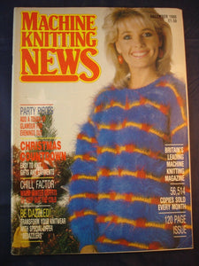 Machine Knitting news magazine - December 1988