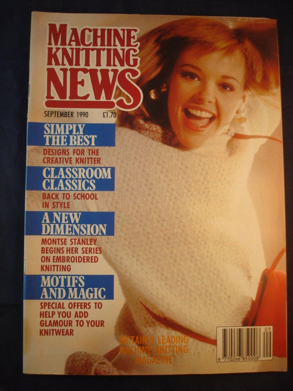 Machine Knitting news magazine - September 1990