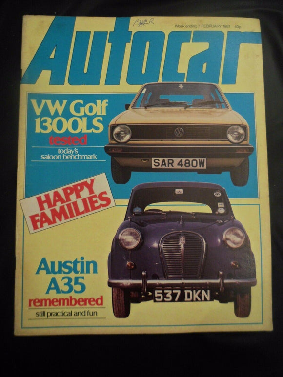 Autocar - w/e 7th February 1981 - Austin A35