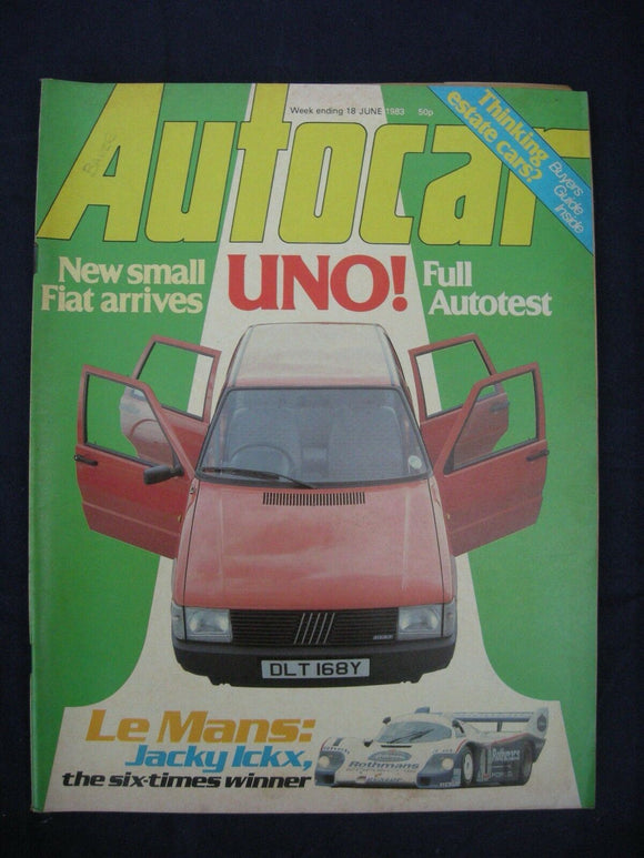 Autocar - w/e 18 June 1983 - Fiat Uno