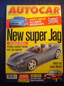 Autocar - 30th September 1998 - Jaguar - M Class - Bentley SC - Maserati